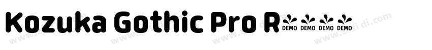 Kozuka Gothic Pro R字体转换